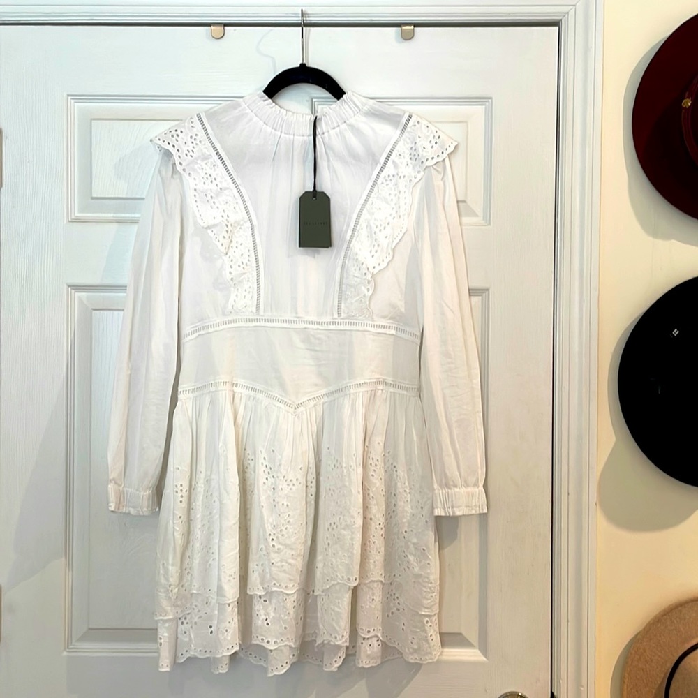 All Saints Aislyn Broiderie Dress